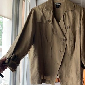 Camel linen jacket